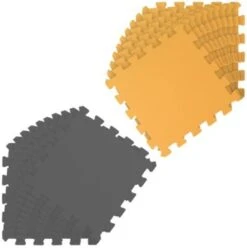 LittleTom Puzzlematte Kombi Grau Gelb 16792 + 16796 18 Teile -Billiges Spielzeug Geschäft 22433069 04