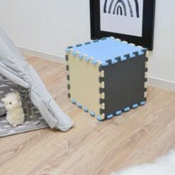 LittleTom Puzzlematte Kombi Grau Beige Hellblau 16792 + 16795 + 16790 27 Teile -Billiges Spielzeug Geschäft 22466917 05