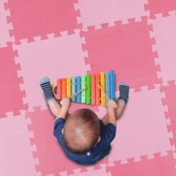 Relaxdays 25-teilige Puzzlematte Mit Rand -Billiges Spielzeug Geschäft 22791101 03