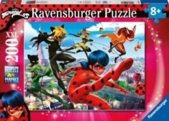 Ravensburger Puzzle 12998 - Superhelden-Power - 200 Teile XXL Miraculous Puzzle Für Kinder Ab 8 Jahren
