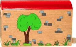 Woodyland Holzspielzeug Zubehör Bahn - Tunnel Mit Gleis