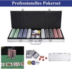 COSTWAY® Pokerset Mit 500 Laser-Chips -Billiges Spielzeug Geschäft 22983131 03