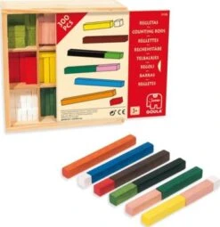 Goula Rechenstäbe 10 X 10 (Holzbox)