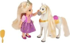 Disney Princess Petite Rapunzel & Maximus Abenteuerspielset, 15cm -Billiges Spielzeug Geschäft 23361019 02
