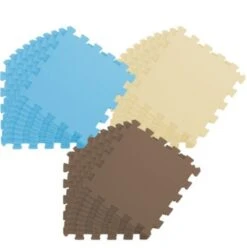 LittleTom Puzzlematte Kombi Beige Braun Hellblau 16795 + 16788 + 16790 27 Teile -Billiges Spielzeug Geschäft 23676694 04