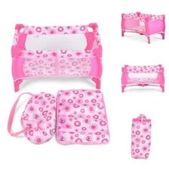 MONI Puppenbett Apple Puppenmöbel