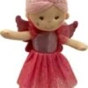 Sweety-Toys 13241 Stoffpuppe Fee Mit Rosa Kleid, 30 Cm