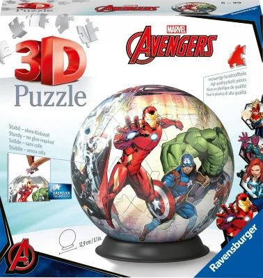 3D Puzzle 11496 - Puzzle-Ball Avengers - 72 Teile - Puzzle-Ball Für Superhelden Und Marvel-Fans 1 3D Puzzle 11496 - Puzzle-Ball Avengers - 72 Teile - Puzzle-Ball Für Superhelden Und Marvel-Fans