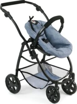 CHIC 2000 Kombi-Puppenwagen 3 In 1 Emotion All In, Jeans Blue -Billiges Spielzeug Geschäft 24957572 05