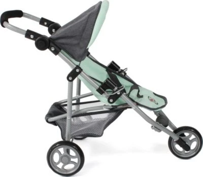 CHIC 2000 Jogging-Buggy "LOLA", Melange Anthrazit-mint 2 CHIC 2000 Jogging-Buggy "LOLA", Melange Anthrazit-mint – Bild 2