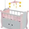 CHIC 2000 Puppenbett Mit Mobile, Puntos Grey
