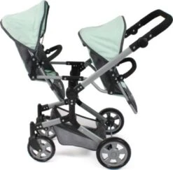 CHIC 2000 Puppenwagen Linus Duo, Melange Anthrazit-mint -Billiges Spielzeug Geschäft 24957715 03