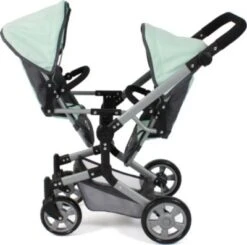 CHIC 2000 Puppenwagen Linus Duo, Melange Anthrazit-mint -Billiges Spielzeug Geschäft 24957715 04