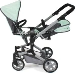 CHIC 2000 Puppenwagen Linus Duo, Melange Anthrazit-mint -Billiges Spielzeug Geschäft 24957715 05