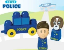 Tutor Blocks Meine Ersten Magnetbausteine Polizei