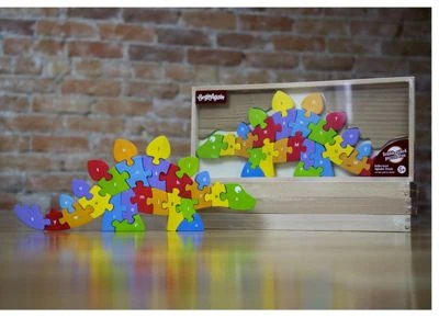 LK Trend & Style Kinderpuzzle DINO ABC Holzspielzeug 4 LK Trend & Style Kinderpuzzle DINO ABC Holzspielzeug – Bild 4