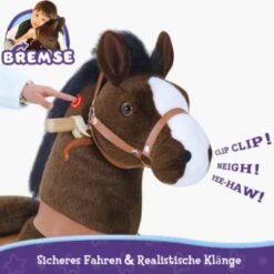 PonyCycle Reitpferd Dunkelbraunes Pferd Mit Bremsen Mit Klang Für Alter 7+ -Billiges Spielzeug Geschäft 25233453 04
