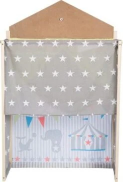 Roba Kasperletheater, Großes Puppentheater Aus Holz, Kaspertheater Freistehend Mit Stoffbespannung -Billiges Spielzeug Geschäft 25242795 05