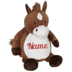 Elefantasie Stofftier Pferd Personalisiert Bestickt