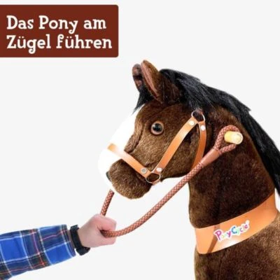PonyCycle Reiten Braune Zügel-(85 Cm) 2 PonyCycle Reiten Braune Zügel-(85 Cm) – Bild 2