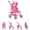 MONI Puppenwagen Stars 9351 Faltbar Puppenwagen