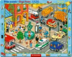 Die Spiegelburg Rahmenpuzzle - In Der Stadt (25 Teile)