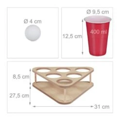 Relaxdays Beer Pong Set -Billiges Spielzeug Geschäft 26128807 04