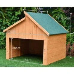 Mucola Rasenrobotor Garage Mähroboter Holzgarage Rasenmäher 77x103x46cm -Billiges Spielzeug Geschäft 26403683 04