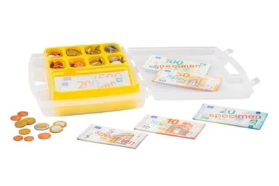 Wissner® Aktiv Lernen Spielgeldkoffer 130 Scheine + 160 Münzen 1 Wissner® Aktiv Lernen Spielgeldkoffer 130 Scheine + 160 Münzen