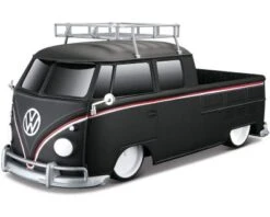 Maisto Ferngesteuertes Auto VW Bus Typ 2 Pick-Up (matt-schwarz, Maßstab 1:16)