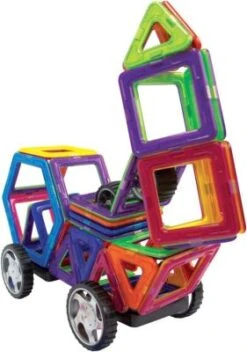 MAGNIKON Magnetische Bausteine “Das Mondauto” - Magnetbau-Set 40-teilig, Magnetbausteine, Ideal Als Konstruktionsspielzeug Zur Förderung Von Kreativität & Motorik, Spielzeug Für Kinder Ab 3 Jahre -Billiges Spielzeug Geschäft 26578555 04