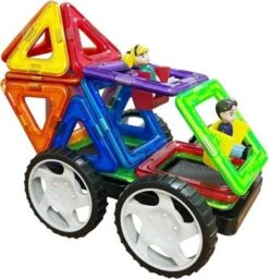MAGNIKON Magnetische Bausteine “Das Mondauto” - Magnetbau-Set 40-teilig, Magnetbausteine, Ideal Als Konstruktionsspielzeug Zur Förderung Von Kreativität & Motorik, Spielzeug Für Kinder Ab 3 Jahre -Billiges Spielzeug Geschäft 26578555 06