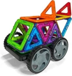 MAGNIKON Magnetische Bausteine “Das Rennen” - Magnetbau-Set 17-teilig, Magnetbausteine, Ideal Als Konstruktionsspielzeug Zur Förderung Von Kreativität & Motorik, Spielzeug Für Kinder Ab 3 Jahre -Billiges Spielzeug Geschäft 26578559 04