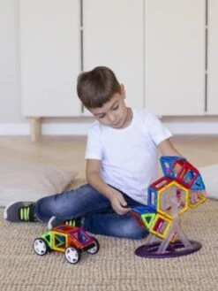 MAGNIKON Magnetische Bausteine, Magnetbau-Set "Das Weltall", 48-Teilig, Standardgröße -Billiges Spielzeug Geschäft 26669013 03