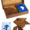 LOGOPLAY Tangram Für 2 Spieler - Legespiel Mit 2 X 7 Bausteinen Und 64 Vorlagen