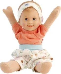 Schildkröt Puppe Löckchen Gr. 30 Cm (Mal Haar, Blaue Malaugen, Baby Puppe Inkl. Kleidung)