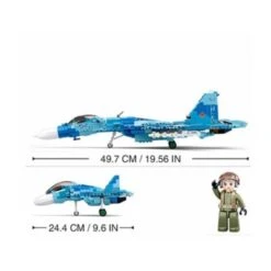 Sluban Klemmbausteine Düsenjäger Modell 27 (1040 Teile) -Billiges Spielzeug Geschäft 27531010 04