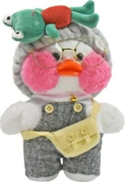 Plüsch Lala Ente 30cm Mit Frosch