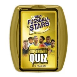 Winning Moves Wissensspiel Top Trumps Quiz - Weltfußball Stars