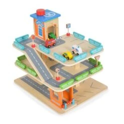 MONI Kinderspielzeug Holz-Parkhaus Drei Etagen 25-tlg. 4 Autos 3 Etagen Parkgaragen 10 MONI Kinderspielzeug Holz-Parkhaus Drei Etagen 25-tlg. 4 Autos 3 Etagen Parkgaragen -Billiges Spielzeug Geschäft 28391857 05