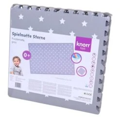 KNORR Toys Spielmatte/Puzzlematte Grau "Sterne" Ca. 178 X 120 Cm -Billiges Spielzeug Geschäft 28421533 03