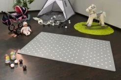 KNORR Toys Spielmatte/Puzzlematte Grau "Sterne" Ca. 178 X 120 Cm -Billiges Spielzeug Geschäft 28421533 06