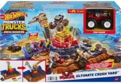 Hot Wheels Monster Trucks Arena World Main Event: Bone Shaker’s Ultimate Crush Yard -Billiges Spielzeug Geschäft 28480567 06