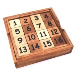 ROMBOL Rutschende 15 Und 34 - Klassiker Aus Kindheitstagen, Zwei Knobelspiele In Einem Aus Holz -Billiges Spielzeug Geschäft 28516387 03