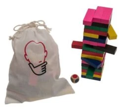 ROMBOL Wackelturm - Dreifarbiges Stapelspiel Aus Holz 11 ROMBOL Wackelturm - Dreifarbiges Stapelspiel Aus Holz -Billiges Spielzeug Geschäft 28536359 06