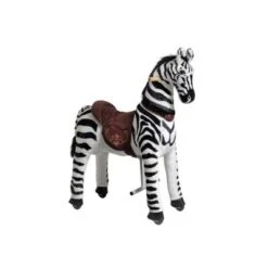 PONNIE Mechanisches Zebra Auf Rollen Dixi M
