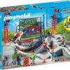 PLAYMOBIL® Spielzeug/Baukästen & Konstruktionsspielzeug/Steckbausteine PLAYMOBIL City Action 70168 Skaterpark Für Kinder Ab 4 Jahren Blau