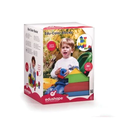 Edushape Edufarbe Blöcke - 80-Stück 3 Edushape Edufarbe Blöcke - 80-Stück – Bild 3