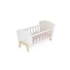 Janod Puppenbett Candy Chic Aus Holz Mit Bettwäsche - J05889