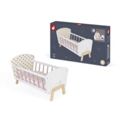 Janod Puppenbett Candy Chic Aus Holz Mit Bettwäsche - J05889 5 Janod Puppenbett Candy Chic Aus Holz Mit Bettwäsche - J05889 -Billiges Spielzeug Geschäft 29006585 03